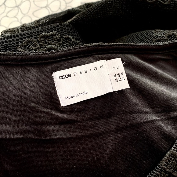 NWT Black Floral Tiered Dress - Picture 5 of 6